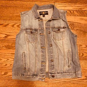 Lucky Brand Light Wash Denim Vest